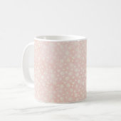 Rosa Weihnachten Kaffeetasse (Vorderseite Links)