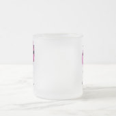 Rosa Weihnachten Mattglastasse (Mittel)