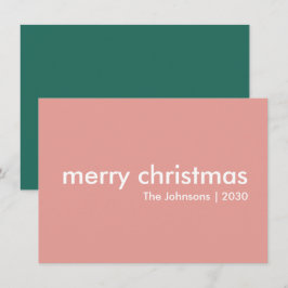 Rosa Weihnachten | Minimalistisch Clean Simple