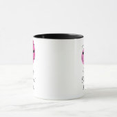 Rosa Weihnachten Tasse (Zentrum)