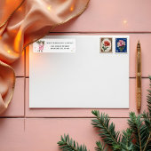 Rosa Weihnachten Vintager Weihnachtsmann Bauernhof