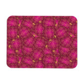 Rosa Weihnachtsbällchen Magnet (Horizontal)