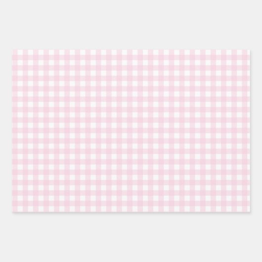 Rosa Weihnachtsbaum Geschenkpapier Set (Vorderseite 2)