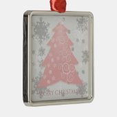 Rosa Weihnachtsbaum Keramik Ornament (Rechts)