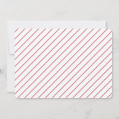 Rosa Weihnachtsbaum Modernes Holiday Cocktail Part Einladung (Rückseite)