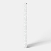 Rosa Weihnachtsbaum Name Custom Elegant Moderne Samsung Galaxy Hülle (Linke Seite)