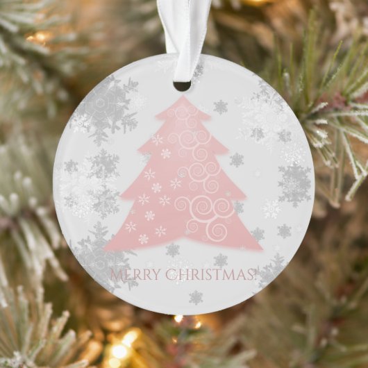 Rosa Weihnachtsbaum Ornament (Baum)