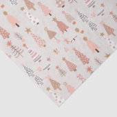 Rosa Weihnachtsbaum Seidenpapier (Detail)