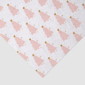 Rosa Weihnachtsbaum Seidenpapier (Detail)