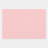 Rosa Weihnachtsbaum und Golden Star, Pink 'n Brown Geschenkpapier Set (Vorderseite 2)