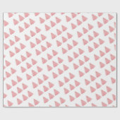 Rosa Weihnachtsbaum-Verpackungspapier Geschenkpapier (Flach)