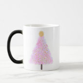 Rosa Weihnachtsbaum Verwandlungstasse (Links)