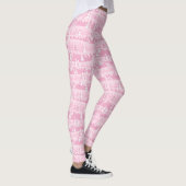 Rosa Weihnachtsbäume Leggings (Rechts)