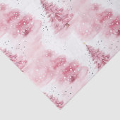 Rosa Weihnachtsbäume Seidenpapier (Ausschnitt)