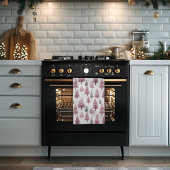 Rosa Weihnachtsbaumen Küchentücher