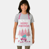 Rosa Weihnachtsbaumen Schürze (Insitu)