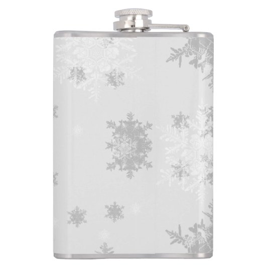 Rosa Weihnachtsbaumflasche Flachmann (Rückseite)