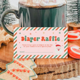 Rosa Weihnachtsdusche Windelwanne Windelwanne Begleitkarte