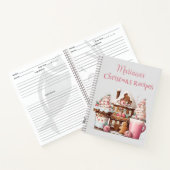 Rosa Weihnachtsgebäck Rezept Buch (Innenseite)