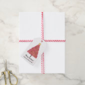 Rosa Weihnachtsgeschenke mit Glitzer Geschenkanhänger (Mit Garn)