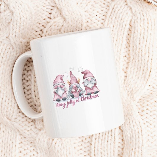 Rosa Weihnachtsgnome - Feiertage Mode Sweatshirt