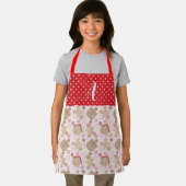 Rosa Weihnachtskochtopf Schürze, Kleine Schürze (Insitu)