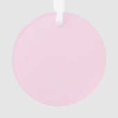 Rosa Weihnachtskugeln Ornamente (Rückseite)