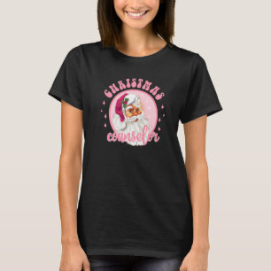 Rosa Weihnachtsmann Berater Vintage Rosa Weihnacht T-Shirt
