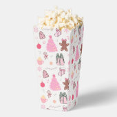 Rosa Weihnachtsmuster Geschenkschachtel (Geplatzt)