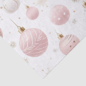 Rosa Weihnachtsmuster Seidenpapier (Detail)
