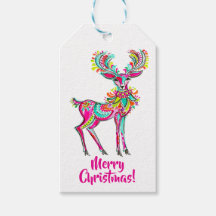 Rosa Weihnachtsrentier Gay Rainbow Pride