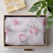 Rosa Weihnachtsschmuck Floral Seidenpapier (Geschenk)