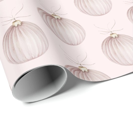 Rosa Weihnachtsschmuck Tasse Geschenkpapier (Rolleneckpunkt)