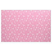 Rosa Weihnachtsschneeflocken eisig Stoff (Fat Quarter (45,7 x 55,9 cm))