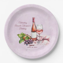 Rosa Wein Geburtstag