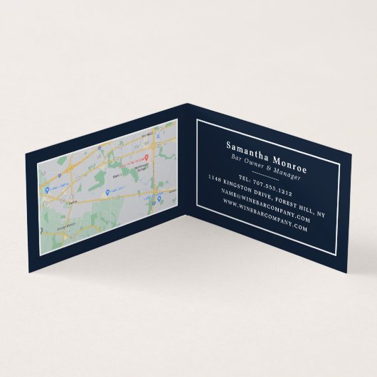 Rosa Weinglas, Bar/Weinkeller, im Detail Visitenkarten (Innenseite)