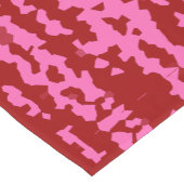 Rosa Weinrot Unregelmäßiges abstraktes Design Kurzer Tischläufer (Ecke)