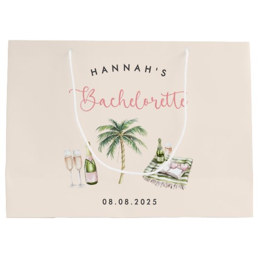 Rosa Weinroute Mendrisiotto Große Geschenktüte (Rückseite)