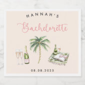 Rosa Weinroute Mendrisiotto Schaumweinetikett (Einzelnes Label)