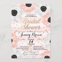 Rosa-Weiß-Anemon-Brautparty