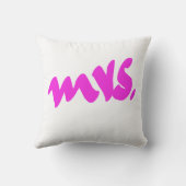 Rosa Weiß farbenfroh Frau Gifts farbenfrohe Dekora Kissen (Rückseite)