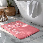 Rosa Weiß, sauber werden Badematte