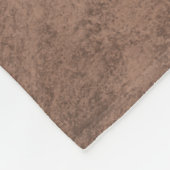 Rosa, Weiß und Braun Fleecedecke (Ecke)