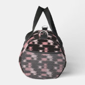 rosa weiß und grau geometrisch duffle bag (Rechts)