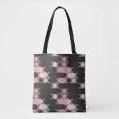 rosa weiß und grau geometrisch tasche (Vorderseite)