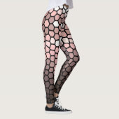 Rosa, Weiß und Grau Leggings (Rechts)