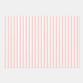 Rosa | weiß | Weihnachten Geschenkpapier Set (Vorderseite 2)