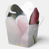 Rosa weiße Blume Abnehmen Geschenkschachtel (Geöffnet)