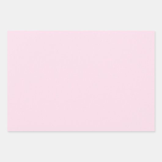 Rosa Weiße Blüte Geschenkpapier Set (Vorderseite 3)