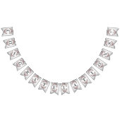 Rosa, weiße Blütenzange Wimpelkette (Alle)